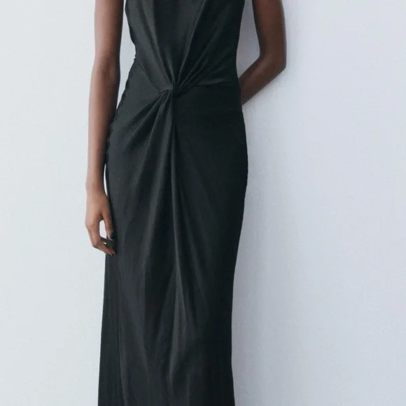 Zara Black Maxi Dress - Picture 2 of 13